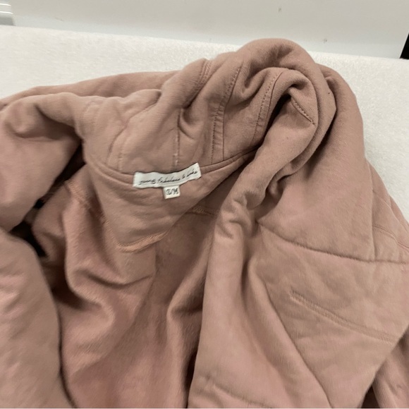 Young Fabulous & Broke Pink Quilted Blanket Coat S/M - Picture 4 of 5